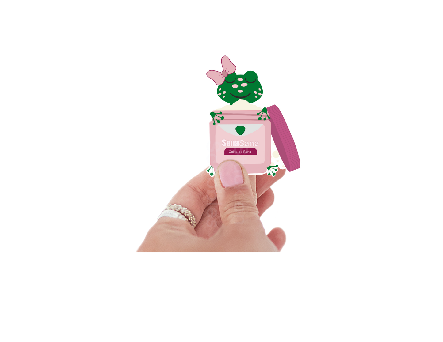 Sana Sana Frog Sticker