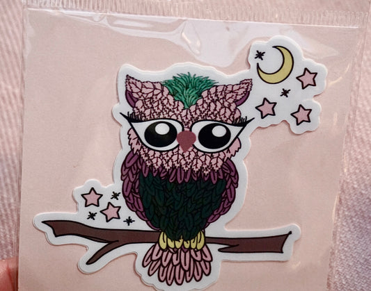 Night Owl Sticker