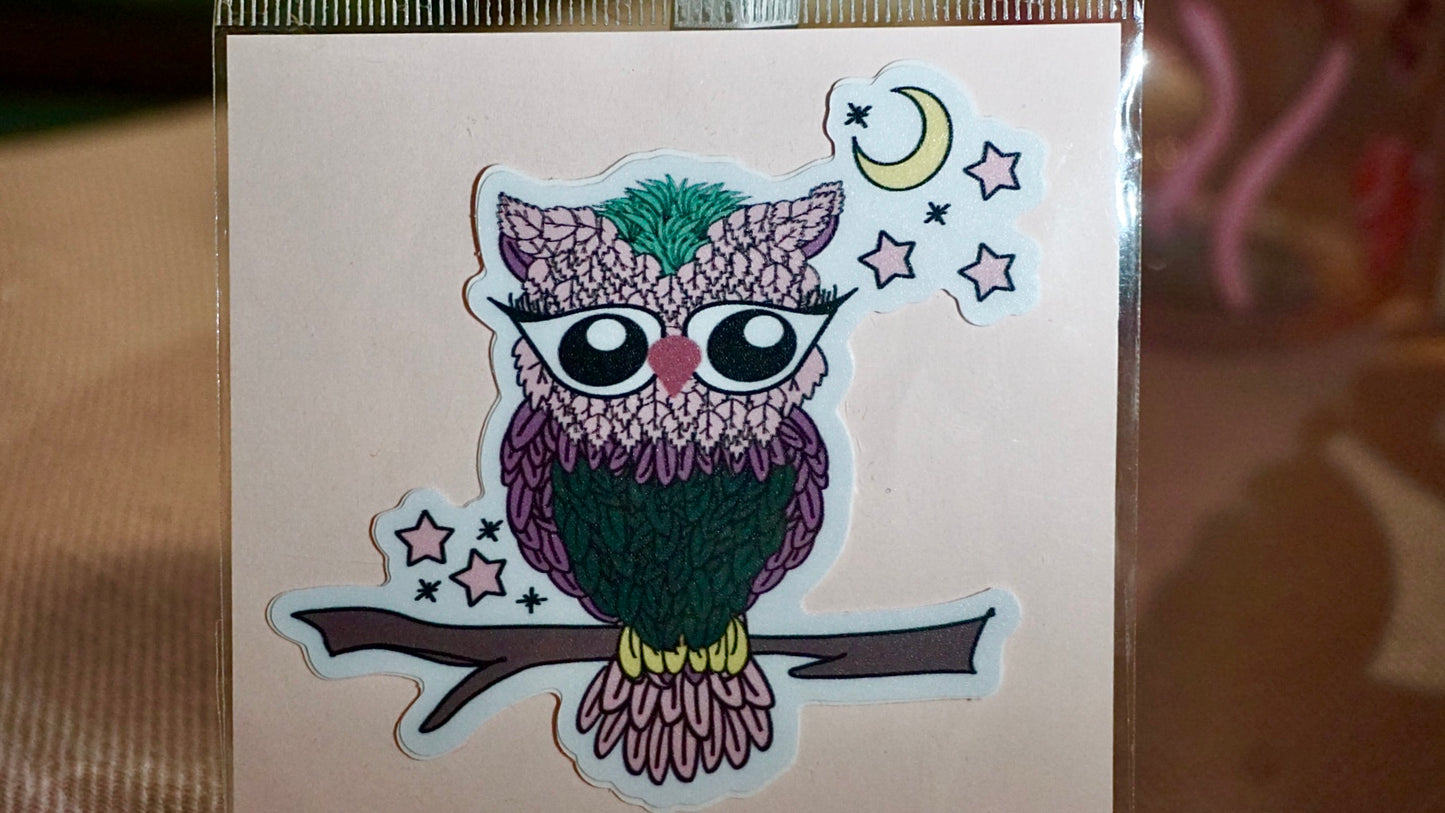 Night Owl Sticker